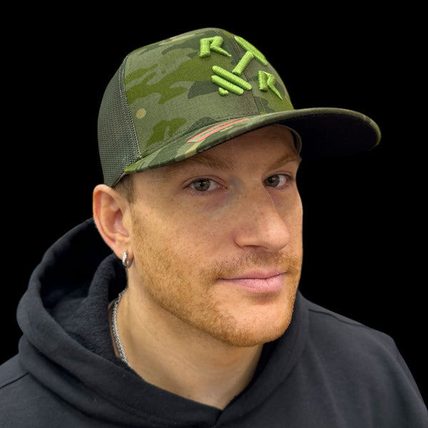 2 Tone Flexfit Mesh Hats - Reps Over Rest