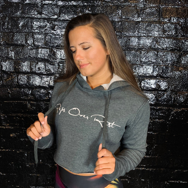 Fleece Lined Crop Hoodies - Reps Over Rest