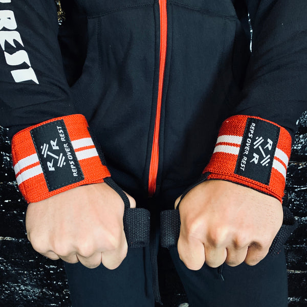 Black & Red Zipper Lifting Sweatshirt - Reps Over Rest