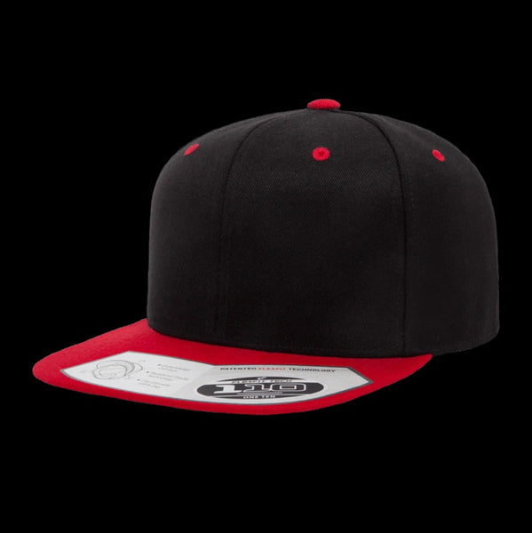 Red and Black 110 FlexFit SnapBack - Reps Over Rest