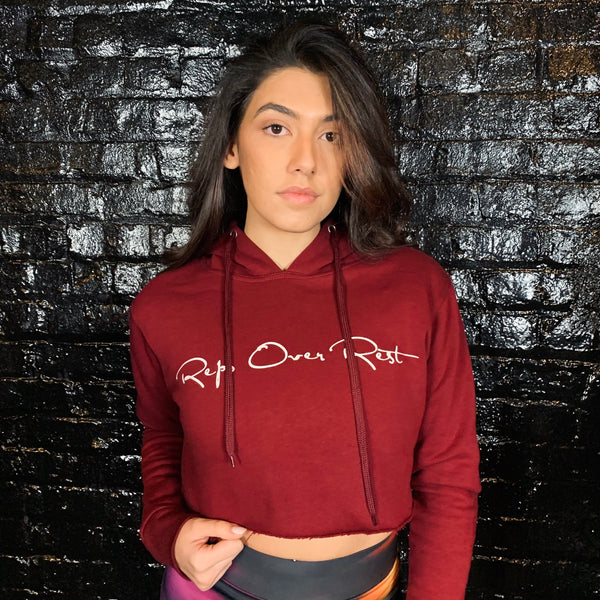Fleece Lined Crop Hoodies - Reps Over Rest