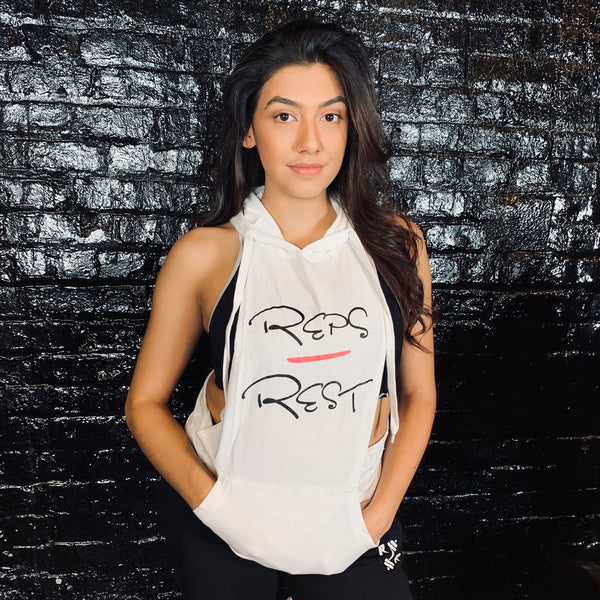 Women's Hooded Stringer - Reps Over Rest