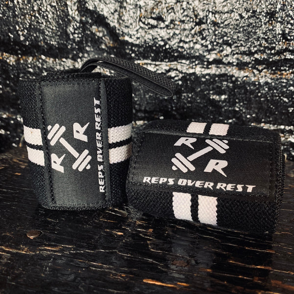 16" High Quality Elastic Wrist Wraps - Reps Over Rest