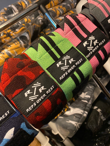 16" High Quality Elastic Wrist Wraps - Reps Over Rest