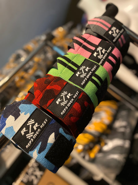 16" High Quality Elastic Wrist Wraps - Reps Over Rest