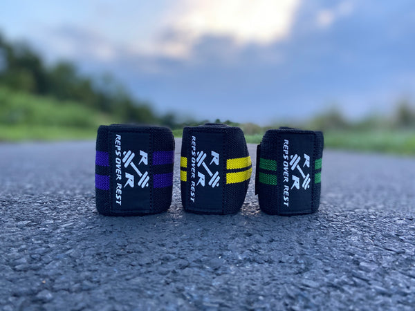 16" High Quality Elastic Wrist Wraps - Reps Over Rest