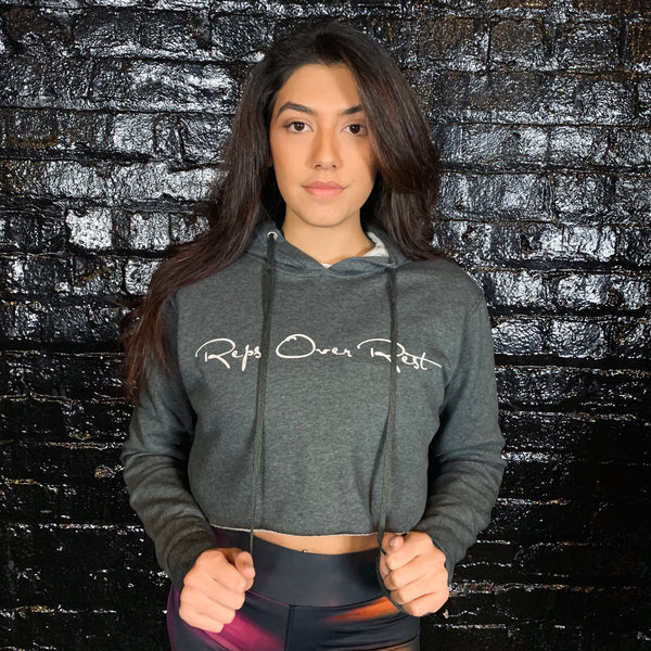 Fleece Lined Crop Hoodies - Reps Over Rest