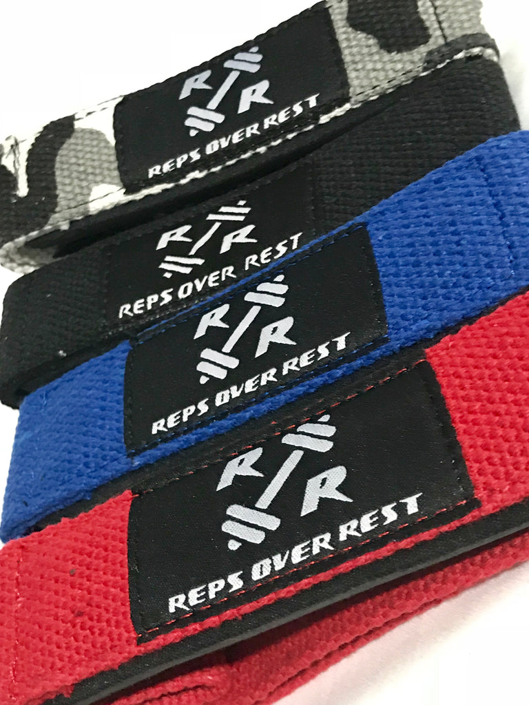 Heavy Duty Cotton Lifting Straps - Reps Over Rest