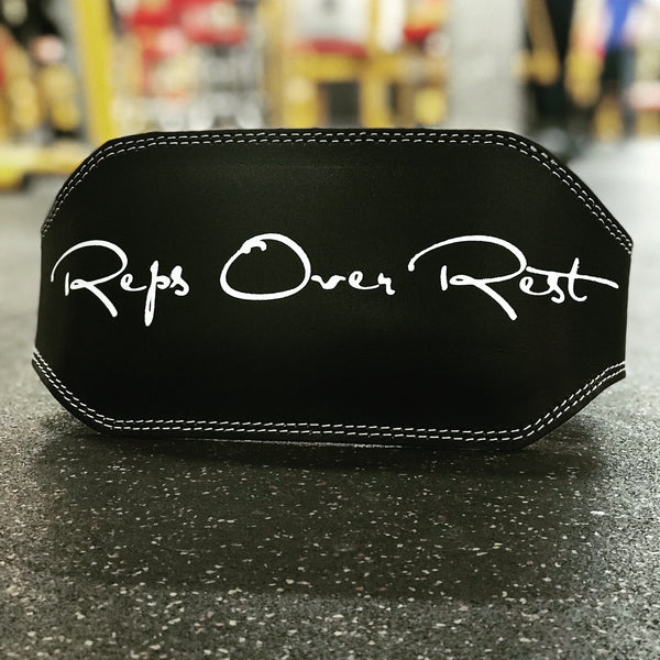 6” Padded Leather Belt - Reps Over Rest