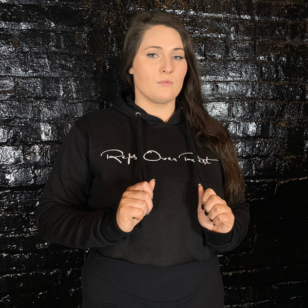 Fleece Lined Crop Hoodies - Reps Over Rest