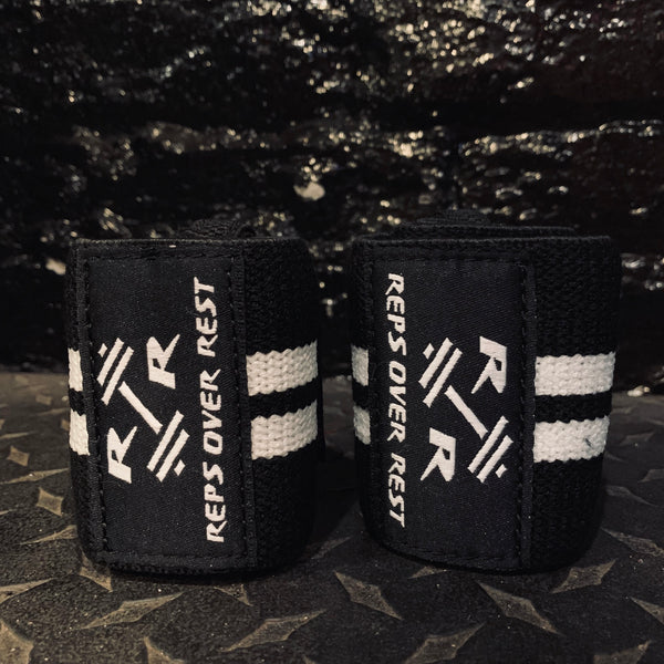 16" High Quality Elastic Wrist Wraps - Reps Over Rest