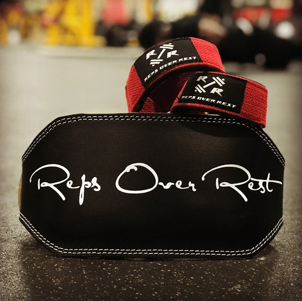6” Padded Leather Belt - Reps Over Rest