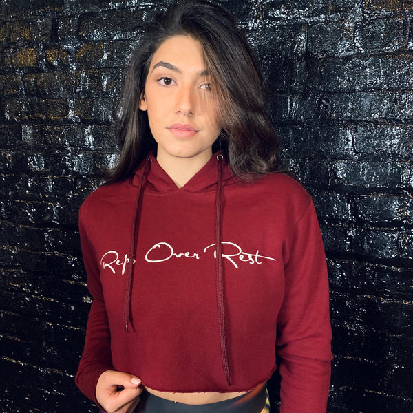 Fleece Lined Crop Hoodies - Reps Over Rest