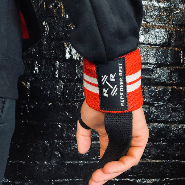 Black & Red Zipper Lifting Sweatshirt - Reps Over Rest