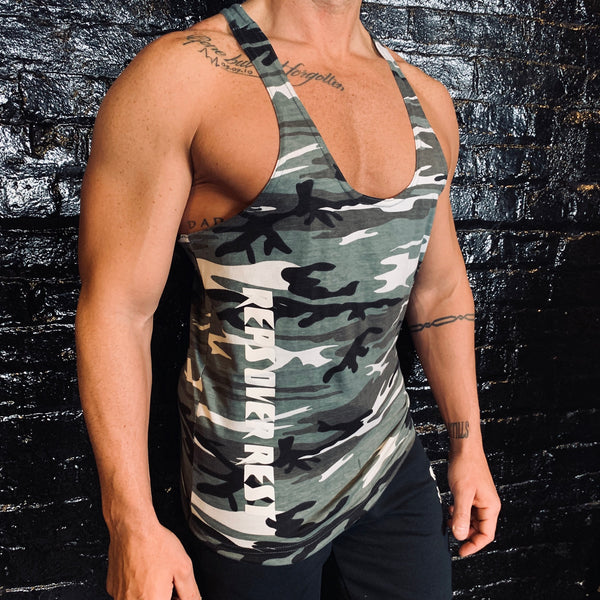 Men's Camo Stringer - Reps Over Rest