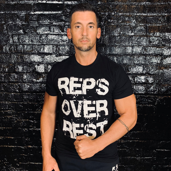 100% Cotton Reps Over Rest Graphic Tee - Reps Over Rest