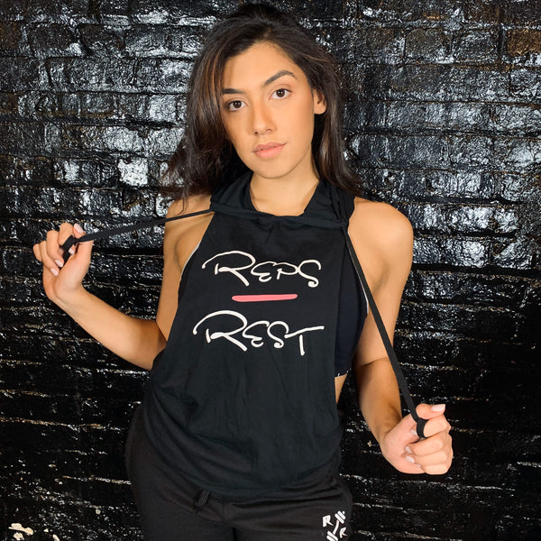 Women's Hooded Stringer - Reps Over Rest