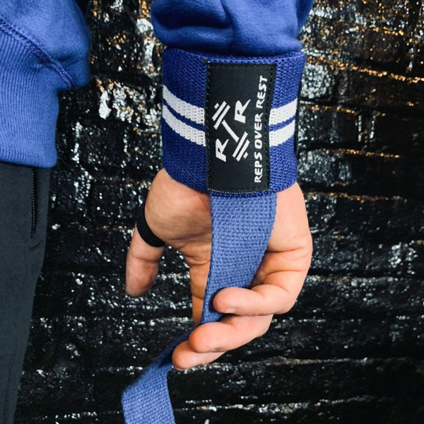 Royal Blue Lifting Sweatshirt - Reps Over Rest