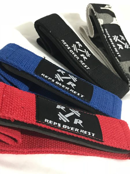 Heavy Duty Cotton Lifting Straps - Reps Over Rest