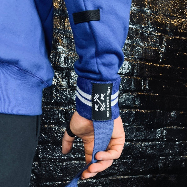 Royal Blue Lifting Sweatshirt - Reps Over Rest