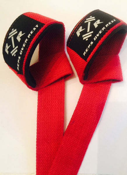 Heavy Duty Cotton Lifting Straps - Reps Over Rest