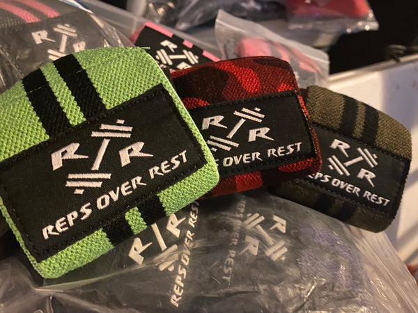 16" High Quality Elastic Wrist Wraps - Reps Over Rest
